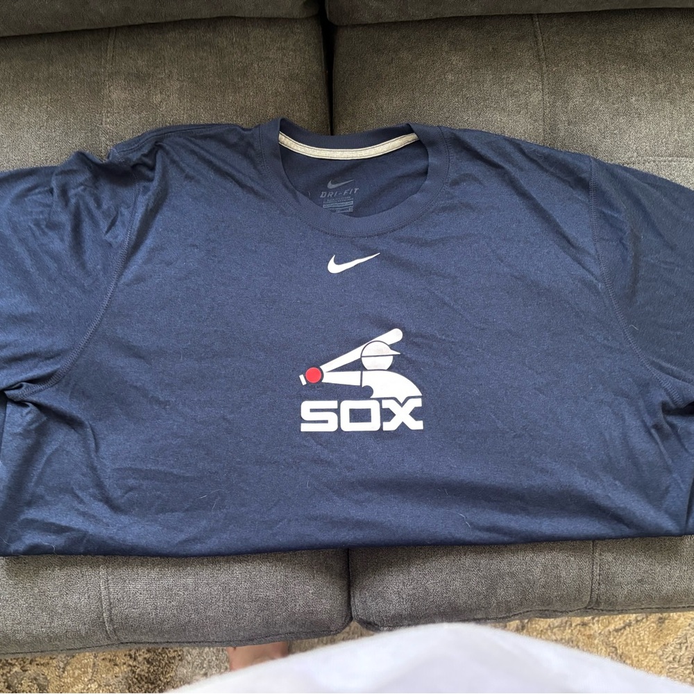 Nike MLB Navy Blue Sox Short Sleeve Tee